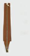 30 cm metalldragkedja PU-läderdragkedja för sömnad Handväska Craft Se A4