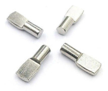 100 st Hyllstift, Hyllstödsstift Nickelpläterade Metallhyllstift för Skåp [DB]