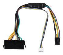 ATX Main 24Pin Hona till 6Pin Hane 6Pin PCI-E PSU Strömadapter Kabelkontakt för HP Elite Photo Color