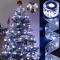 Julbelysning, 5 cm USB silver lysande bandljus, juldekoration (Vitt ljus - 4 meter 40 ljus)