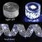 Julbelysning, 5 cm USB silver lysande bandljus, juldekoration (Vitt ljus - 4 meter 40 ljus)