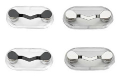 Magnetisk Glasögonhållare, 4-pack Magnetstift, Nålar för Kläder Skjorta