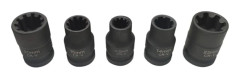 5 stycken Handreparationsverktyg Bromsokhylsa VAG Specialhylsa Autoreparationstillbehör för män