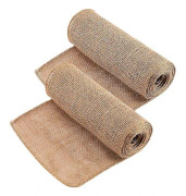 2-pack Naturliga Juteväv Trädskydd - 7,8\" 9,8' Vinterskydd för Växter Trädskydd Stam Skydd Omslag Buskar Växter Frostskyddsbandage Packning