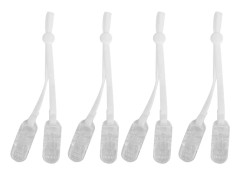 2 par vuxna barn munskydd repklämma justerbar DIY munskydd elastiska band vita 2 par justerbara