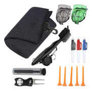 SALALIS Tillbehör Clean Tool Set Tillbehör Clean Tool Set Handduk Club Brush Club Divot Reparationsverktygssats sport golf