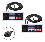 Klassiska Nes-kontroller för Nes 8-bitars underhållningssystem konsol kontrollpanel (2 st) snngv