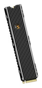 Aluminium för M.2 Kylare Kylfläns Värme Termiska Pads för NGFF NVME PCIE 22110 SSD