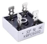 4x 50a 1000v Metallhölje Enfas Diodbrygga Likriktare Kbpc5010 [DB]