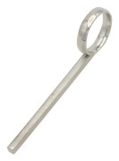 84mm Förnicklad Metall Trumpetventil Slid Fingerdrag Ring För Professionella Trumpeter Kornetter Ersättningstillbehör