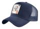 Unisex Animal Mesh Trucker Hat Snapback Broderad Patch Ba J
