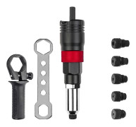 Sladdlöst nitverktygssats 2,4 mm/3,2 mm/4,0 mm/4,8 mm/6,4 mm Insatsmutter Nitverktyg Industriell Elektrisk Nitanpassare