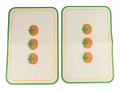 Bordsunderlägg Romantisk Blommig Stil Placemat Isolering Bordsunderlägg -Tre Khakis 45Cm