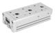 MXS12 Pneumatisk styrningscylinder Hög precision Dubbelverkande 12x2 mm Borrstorlek MXS12-50