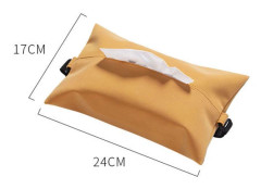 Bil Solskydd Tissue Box Vävnadshållare ORANGE - stock Orange