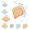 Torkad Frukt Snacksbricka Dumpling Tallrik GUL B B Yellow B-B