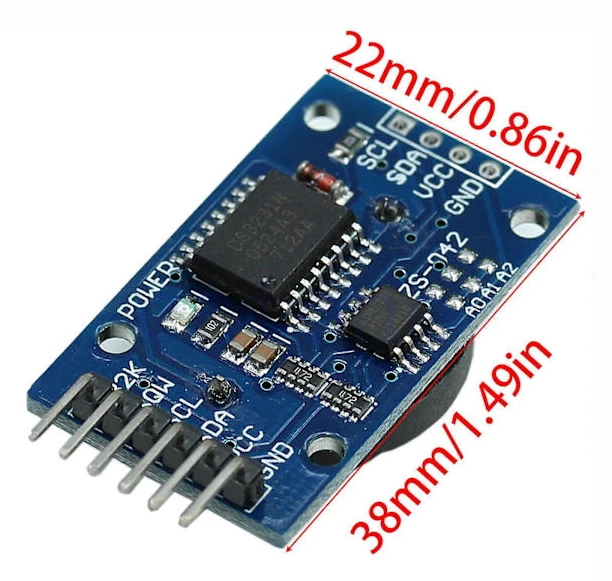RTC Realtidsklocka för Minnesmodul DS3231 AT24C32 IIC Precision [BR]