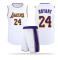 NBA Basketball Uniform LAL Rundhals-Vit Kostym-Nr. 24 Kobe Children XL/28 yards (150-155cm)