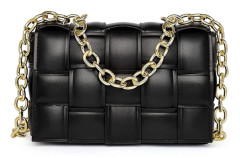2023 - Dam Crossbody Handväska Plånbok För Kvinnor, Vävd Läder Liten Handväska Clutch Fyrkantig Väska
