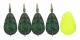 Bait Feeder Fiskeredskapsset Mögelresistent 30G 40G 50G 60G Snabbt Fångst