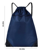 Basketboll Mesh Fotboll Ryggsäck Sport Volleyboll Fotboll Väska Pojkar Flickor Män Kvinnor Boll Utrustning Paket Dark Blue