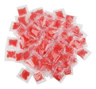 100 Påsar Gummiband Fiske Pellets Betesband Matcha Grovfiske Terminal Tackle 3x1mm