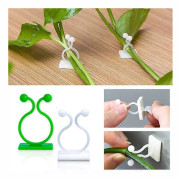 Plant Climbing Wall Self-Adhesive Fixed Buckle Hook Fastened Fixture Vine Buckle Hook Garden Plant Wall Climbing Vine Clips Green L Green L 10pcs