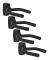 4 st gitarrhängare väggmonterad gitarrställ gitarr ukulele bas S