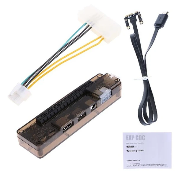 Extern Laptop Docking Station Extern PCI-E Diskret Grafik Utan Ström