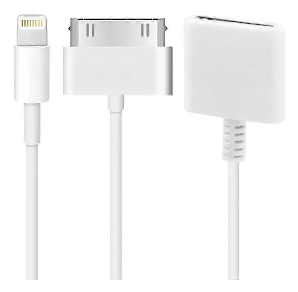 15cm 8-pin hane till 30-pin hona adapterkabel