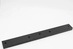 2 Lampor eller 3 Lampor Metall Fyrkantig Takrosett Takbaldakin För Matsal Pendellampa Armaturer 3 heads black