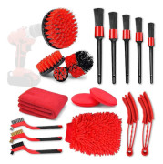 18 Pcs Car Cleaning Tools Kit With Car Detailing Brush Set