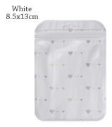50 st Självförslutande Laserpåse VIT 8,5X13CM White 8.5x13cm