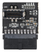USB 3.0 - Typ E-uttag med chip moderkortshuvudomvandlare panelmonteringsförlängningsadapter