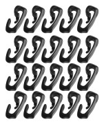 20 st/set Nylon Plast Snäppkrokar Camping Karbinhakar Spännen Tält Tillbehör Multifunktion Snäppkrok Campingutrustning
