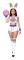 Squad Lola Bunny Rabbit Kostymer Cosplay Kostymer Toppbyxor För Dam
