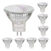 12V 20W/35W/50W Halogenlampor Gu5.3 Spot Bas Varmvit, Dimbar, 8-pack 50W