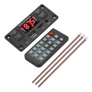 2*60W 120W Förstärkare Bluetooth 5.0 MP3 Dekoderkort DC 12V 24V Musikspelare USB LINE IN FM-radioinspelning Handsfree Samtalsinspelning