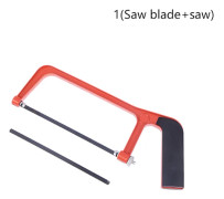 6 tums mini hem liten handsåg justerbar träbearbetningssåg med rött sågblad red Saw blade saw