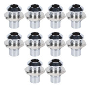 10 st Konvex LED-monteringshållare i kopparmetall för 5 mm / 0,2 tum ljusdiod