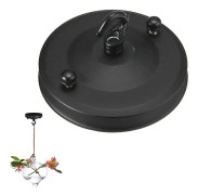 11cm Diameter Ceiling With Hook For Pendant Light Fittings Black