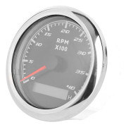 Marin Varvräknare 3,3 Tum LCD Båt Motor Timräknare 12V 24V