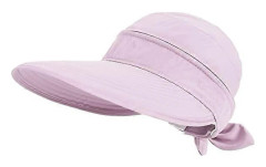 Damhatt UPF 50+ UV-skydd Solskyddsförvandlingsbar Strandhatt - WELLNGS Pink