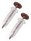 2st Mini Seed Sower Seed Dispenser Small Seed Spreader Adjustable Handheld Seed Planter Sowing Machine Garden Tool Brown