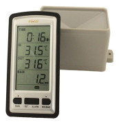 Regnsensor Väderstation Termometer Digital Trådlös Regnmätare
