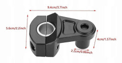 Motorcykel Styrhöjare Klämmor 12mm Eller 28mm
