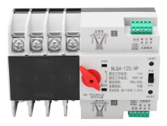 Automatic Transfer Switch Din Rail Mounted 4P 3-Phase 4-Wire Uninterrupted Power Control 400V100A