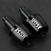 Gäller för Motorcykeltillbehör Handtag Ändar Styrändplugg Kompatibel med YAMAHA XSR155 XSR700 XSR900 XSR 125-Perfet Black with logo