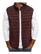 Lättviktig Vadderad Väst för Män Vinter Gilet Bodywarmer Jacka Kappa