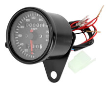 Motorcykel Instrument Digital Display Varvräknare Hastighetsmätare Kilometerräknare Svart